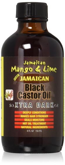 Jamaican Mango & Lime Black Castor Oil Xtra Dark 4oz.