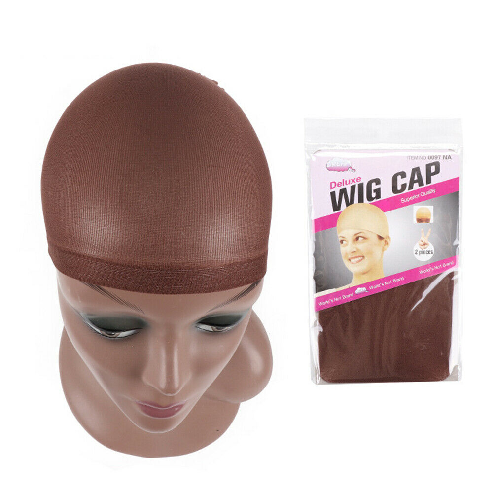 Wig Cap Hair 2 Pack Black & Nude Breathable Stocking