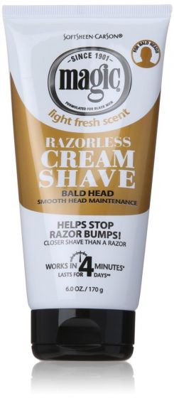  Magic Razorless Cream Shave 170g 