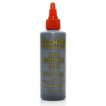 Salon Pro Hair Bonding Glue Black 4oz.