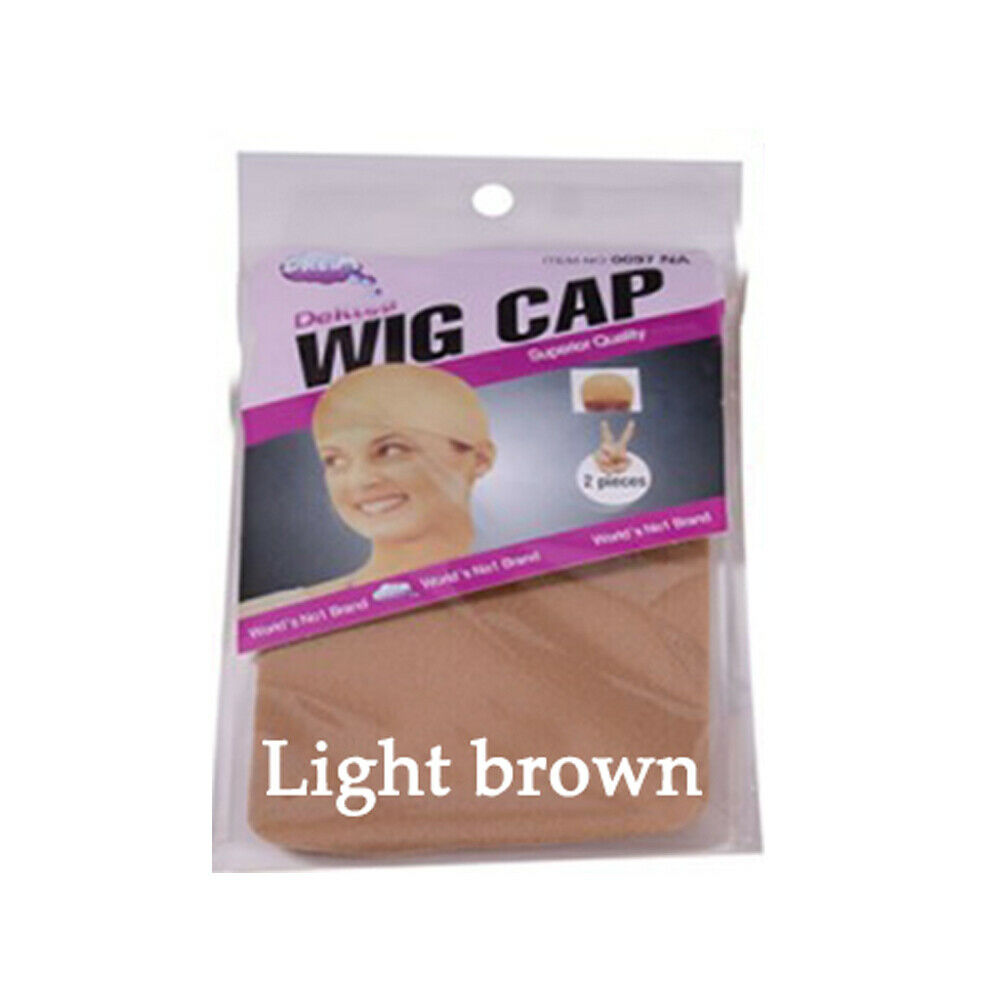 Wig Cap Hair 2 Pack Black & Nude Breathable Stocking