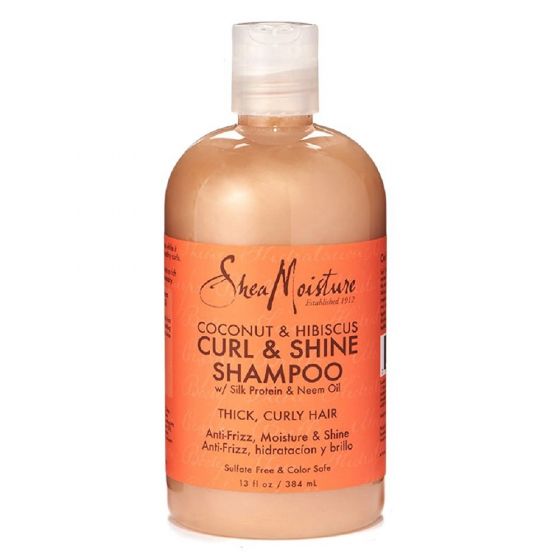 Shea Moisture Coconut & Hibiscus Curl & Shine Shampoo 13oz.