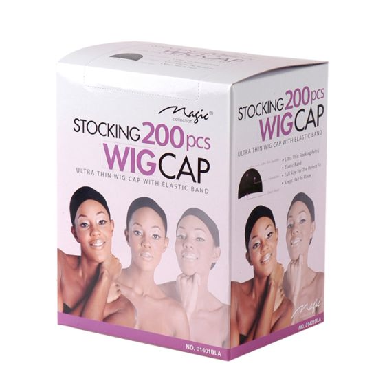 Magic Stocking Wig Cap Black 200 pcs.