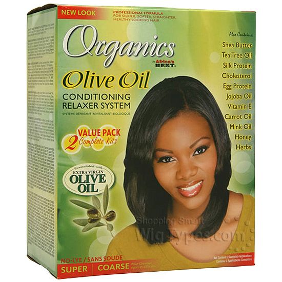 Africa's Best Organics Olive Relaxer Kit Super Double Pack