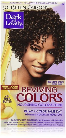 D&L Reviving Color # 392 Ebony Brown